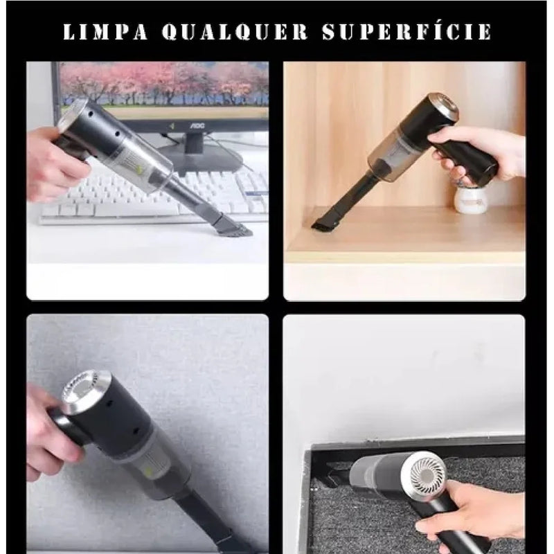 Mini aspirador de pó portátil