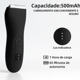Depilador íntimo + usb e duas cabeças guia + frete grátis