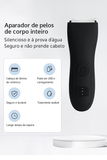 Depilador íntimo + usb e duas cabeças guia + frete grátis