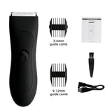 Depilador íntimo + usb e duas cabeças guia + frete grátis