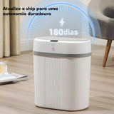 Lixeira com abertura automática